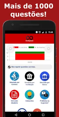 Simulado Português android App screenshot 4